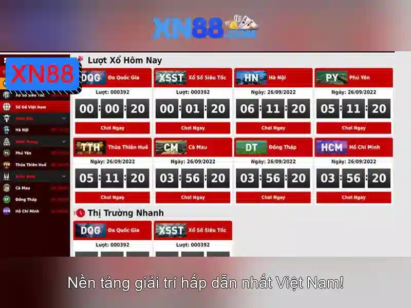 xn88: Nền tảng trò chơi trực tuyến và thông tin tổng quan